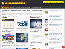 Tablet Screenshot of muabantenmien.com